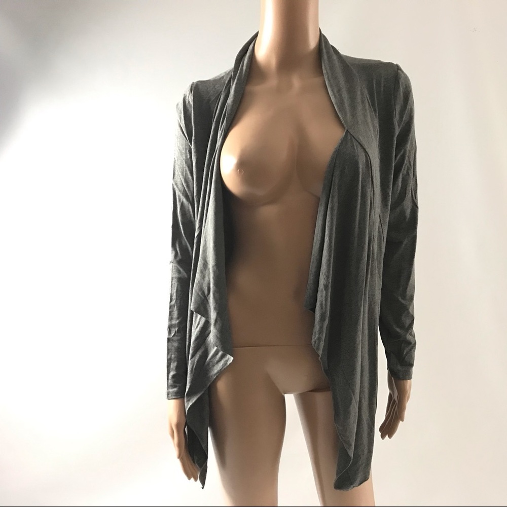 Urban CoCo Women's Drape Open Front Cardigan